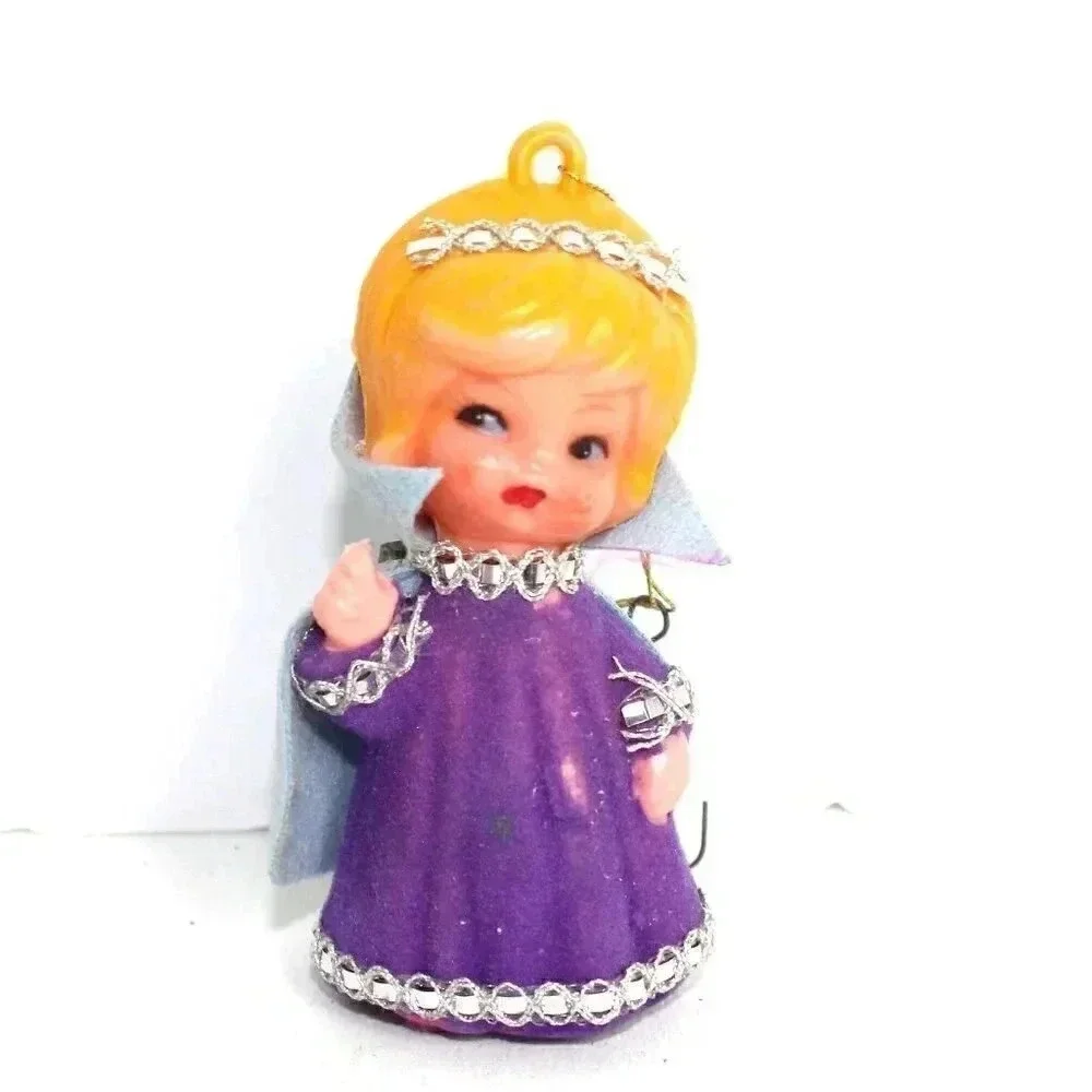 Vintage 1960s Story Time Nursery Rhymes Christmas Tree Ornament Holiday